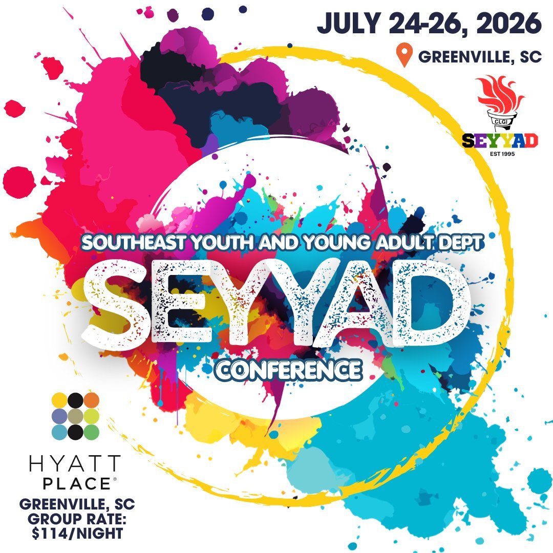 SEYAD youth conference colorful event poster